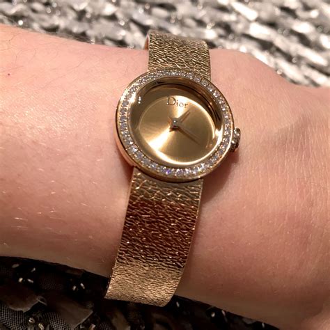 dior watch rose gold|Dior watch with diamonds price.